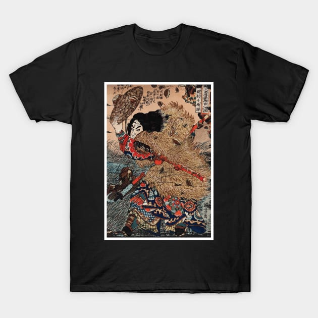 Japan Samurai - Katana Sword Man Wars Traditional Japanese T-Shirt by PIIZ